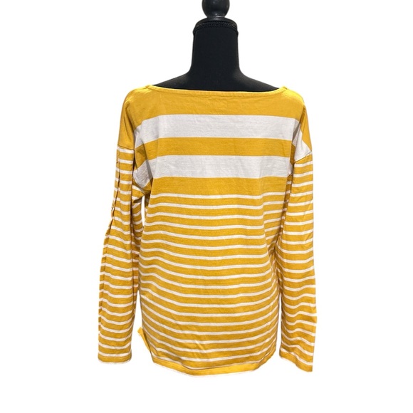 Talbots Yellow long sleeve top. Size Medium. - Picture 7 of 11
